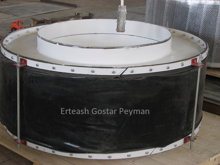 جدول تحمل فشار در انواع اتصالات پارچه ای نسوز